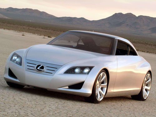 Lexus LF-C Coupe Concept Car Poster Print on 10 mil Archival Satin Paper 16" x 12"