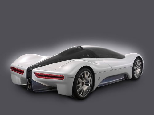 Maserati PininFarina Birdcage Car Poster Print on 10 mil Archival Satin Paper 16" x 12"