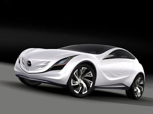 Mazda Kazamai Concept Car Poster Print on 10 mil Archival Satin Paper 16" x 12"
