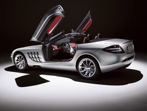 Mercedes-Benz SLR Roadster Car Poster Print on 10 mil Archival Satin Paper 16" x 12"