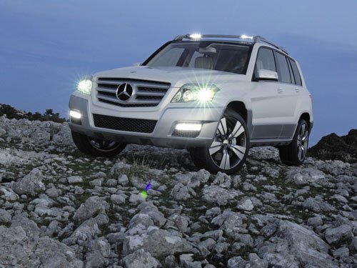 Mercedes-Benz GLK Freeside Concept Car Poster Print on 10 mil Archival Satin Paper 16" x 12"