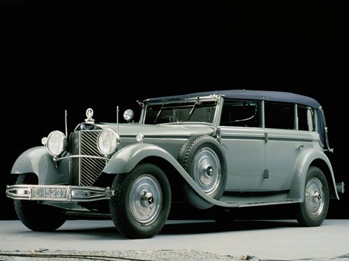 Mercedes-Benz Grand 770 Cabriolet Car Poster Print on 10 mil Archival Satin Paper 16" x 12"