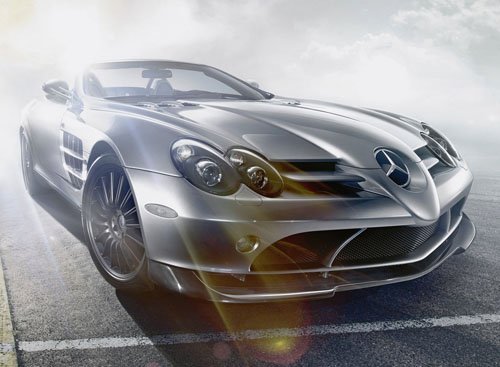 Mercedes-Benz SLR McLaren Roadster 722 S Car Poster Print on 10 mil Archival Satin Paper 16" x 12"
