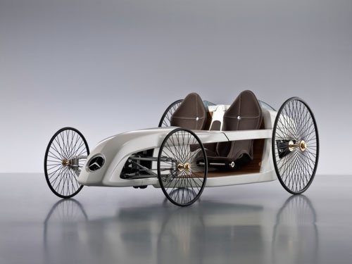 Mercedes-Benz F-Cell Roadster Concept Car Poster Print on 10 mil Archival Satin Paper 16" x 12"