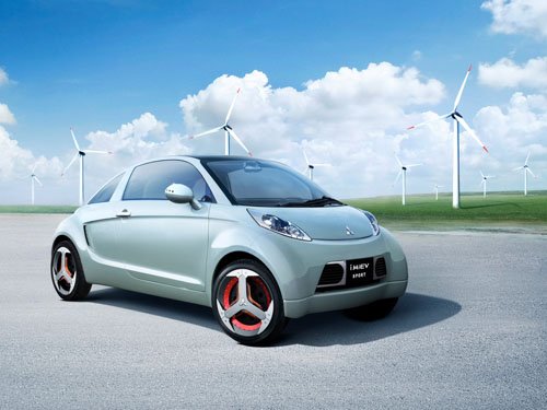 Mitsubishi-i MIEV Sport Concept Car Poster Print on 10 mil Archival Satin Paper 16" x 12"