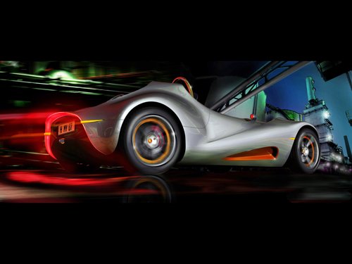 Morey Concept by Felix Runde Industry Car Poster Print on 10 mil Archival Satin Paper 16" x 12"