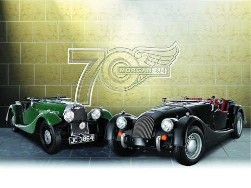 Morgan 70th Anniversary Car Poster Print on 10 mil Archival Satin Paper 16" x 12"