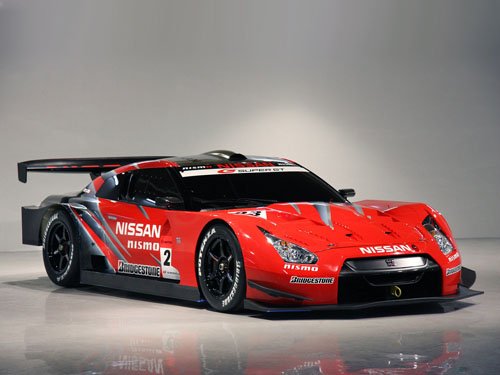 Nissan GT-R GT500 Race Car Poster Print on 10 mil Archival Satin Paper 16" x 12"