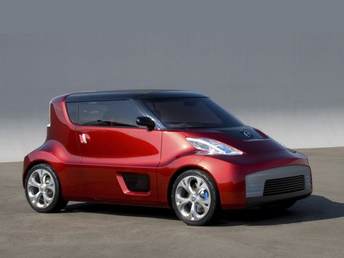 Nissan Round Box Concept Poster Print on 10 mil Archival Satin Paper 16" X 12"