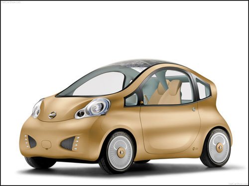 Nissan Nuva Concept Car Poster Print on 10 mil Archival Satin Paper 16" x 12"