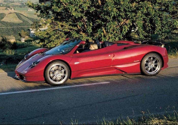 Pagani C12-S Roadster Car Poster Print on 10 mil Archival Satin Paper 16" x 12"