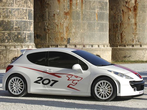 Peugeot 207 R Cup Concept Car Poster Print on 10 mil Archival Satin Paper 16" x 12"