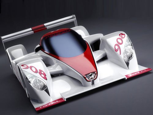 Peugeot 908 V12 HDi DPFS Car Poster Print on 10 mil Archival Satin Paper 16" x 12"