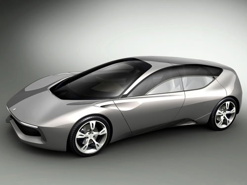 Pininfarina Sintesi Concept Car Poster Print on 10 mil Archival Satin Paper 16" x 12"