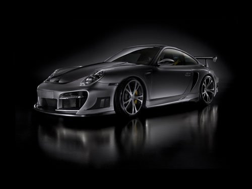 Porsche 911 TechArt GT Street R Concept Car Poster Print on 10 mil Archival Satin Paper 16" x 12"