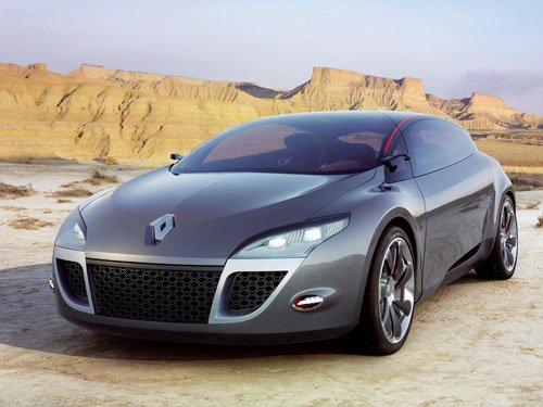 Renault Megane Coupe Concept Car Poster Print on 10 mil Archival Satin Paper 16" x 12"