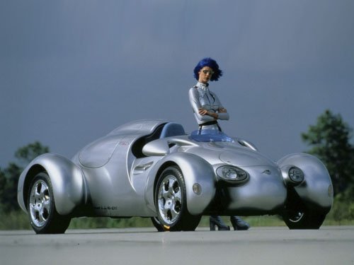 Rinspeed eGo Rocket Concept Car Poster Print on 10 mil Archival Satin Paper 16" x 12"
