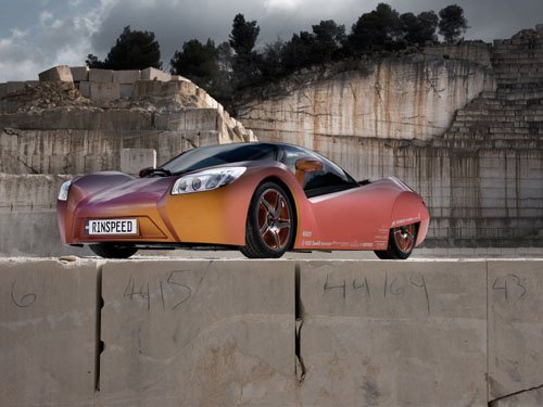 Rinspeed iChange Concept Car Poster Print on 10 mil Archival Satin Paper 16" x 12"