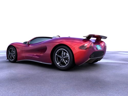 Ronn Motor Scorpion Car Poster Print on 10 mil Archival Satin Paper 16" x 12"