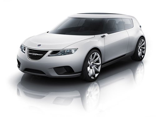 Saab 9-X BioHybrid Concept Car Poster Print on 10 mil Archival Satin Paper 16" x 12"