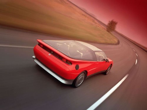 Saab EV-1 Concept Car Poster Print on 10 mil Archival Satin Paper 16" x 12"