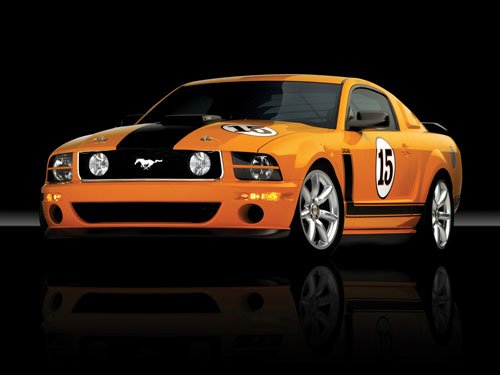 Saleen Ford Mustang 302 Parnelli Jones Car Poster Print on 10 mil Archival Satin Paper 16" x 12"