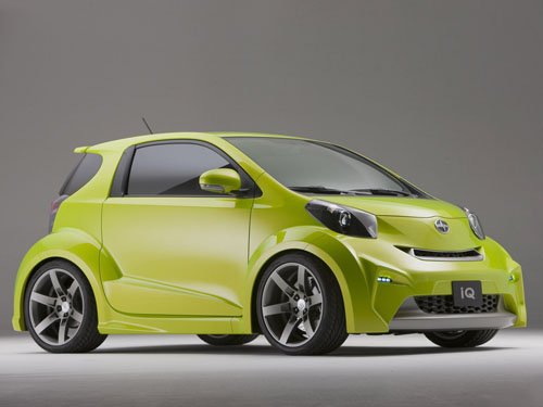 Scion iQ Concept Car Poster Print on 10 mil Archival Satin Paper 16" x 12"