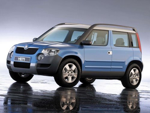 Skoda Yeti Concept Car Poster Print on 10 mil Archival Satin Paper 16" x 12"