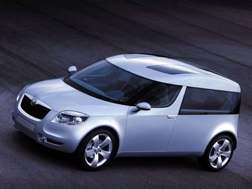 Skoda Roomster Concept Car Poster Print on 10 mil Archival Satin Paper 16" x 12"