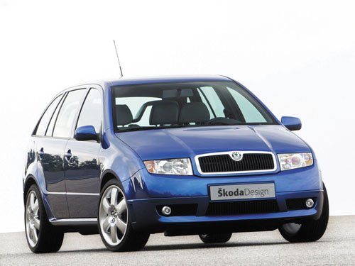 Skoda Fabia Paris Concept Car Poster Print on 10 mil Archival Satin Paper 16" x 12"