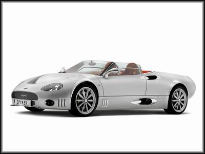 Spyker C8 Double 12 S Spyder Concept Car Poster Print on 10 mil Archival Satin Paper 16" x 12"