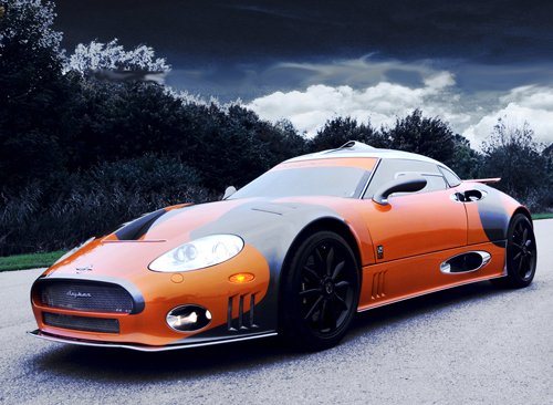Spyker C8 Laviolette LM85 Concept Car Poster Print on 10 mil Archival Satin Paper 16" x 12"