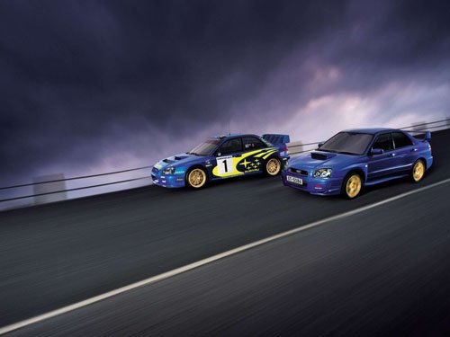 Subaru Impreza WRX STi Car Poster Print on 10 mil Archival Satin Paper 16" x 12"
