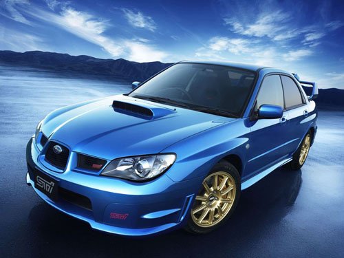 Subaru Impreza WRX STi Car Poster Print on 10 mil Archival Satin Paper 16" x 12"