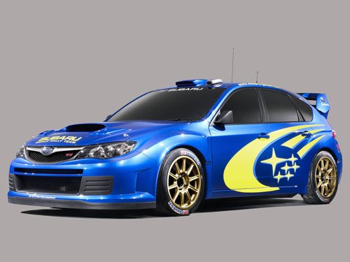 Subaru WRC Concept Car Poster Print on 10 mil Archival Satin Paper 16" x 12"