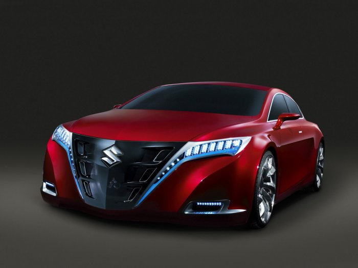 Suzuki Kizashi Concept Car Poster Print on 10 mil Archival Satin Paper 16" x 12"