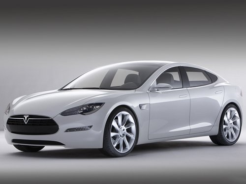 Tesla Model S Concept Car Poster Print on 10 mil Archival Satin Paper 16" x 12"