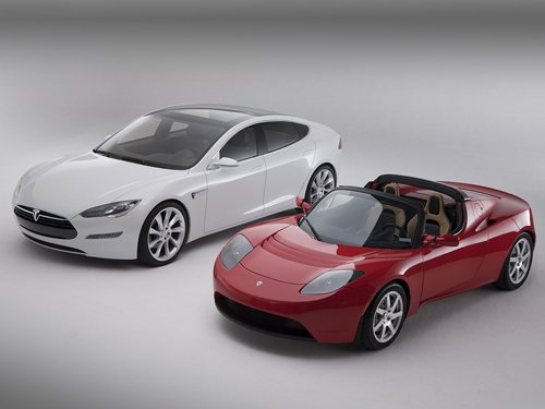 Tesla Model S Concept Car Poster Print on 10 mil Archival Satin Paper 16" x 12"