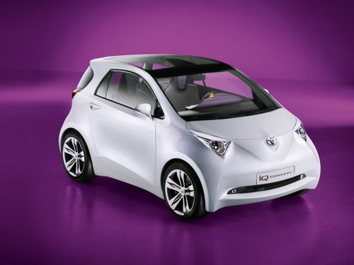 Toyota iQ Concept Car Poster Print on 10 mil Archival Satin Paper 16" x 12"