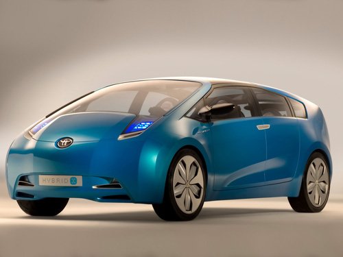 Toyota Hybrid X Concept Car Poster Print on 10 mil Archival Satin Paper 16" x 12"