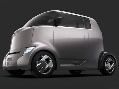 Toyota Hi CT Concept Car Poster Print on 10 mil Archival Satin Paper 16" X 12"
