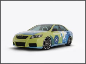 Toyota Surfrider Camry Hybrid Concept Car Poster Print on 10 mil Archival Satin Paper 20" x 15"