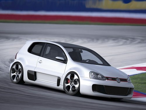Volkswagen Golf GTI W12 650 Concept Car Poster Print on 10 mil Archival Satin Paper 16" x 12"