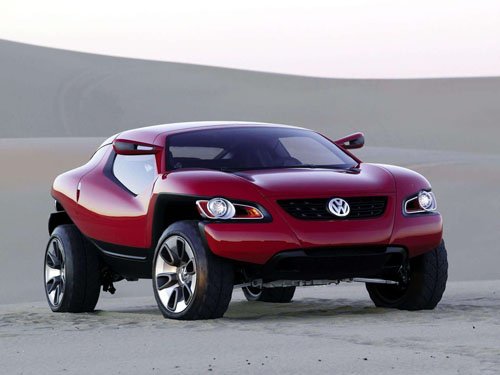 Volkswagen Concept T Car Poster Print on 10 mil Archival Satin Paper 16" x 12"