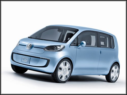 Volkswagen Space Up! Concept Car Poster Print on 10 mil Archival Satin Paper 16" x 12"
