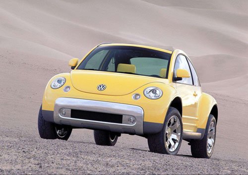 Volkswagen New Beetle Dune Concept Car Poster Print on 10 mil Archival Satin Paper 16" x 12"