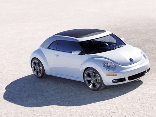Volkswagen New Beetle Ragster Concept Car Poster Print on 10 mil Archival Satin Paper 16" x 12"
