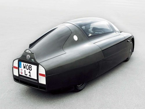 Volkswagen 1 Liter Concept Car Poster Print on 10 mil Archival Satin Paper 16" x 12"
