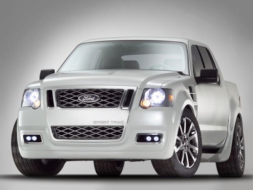 Ford Explorer Sport Trac Truck Poster Print on 10 mil Archival Satin Paper 16" x 12""