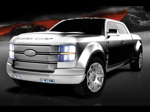 Ford F250 Super Chief Concept Truck Poster Print on 10 mil Archival Satin Paper 16" x 12""